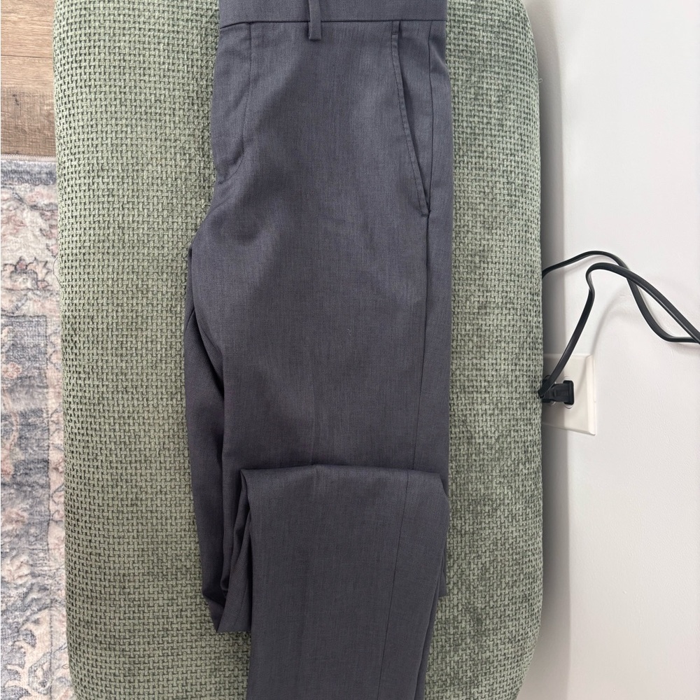 Haggar Men's Dark Gray Dress Pants